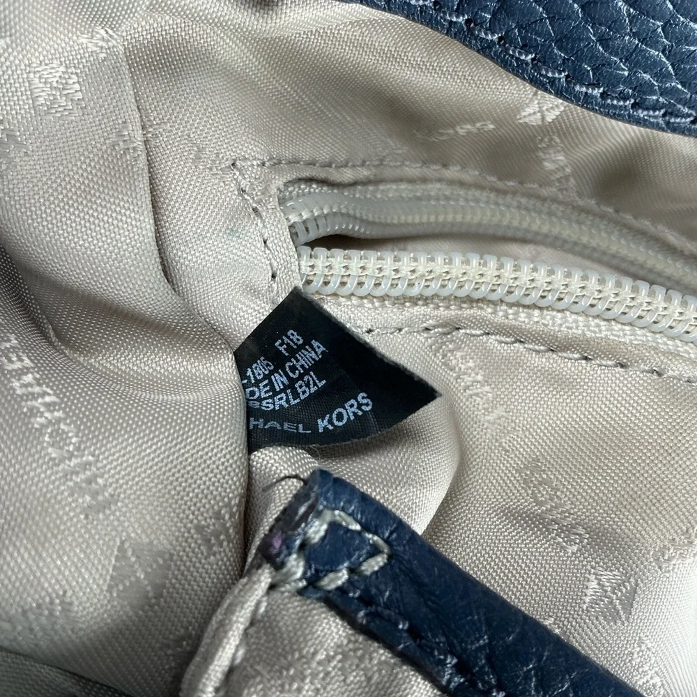 Michael Kors Bag‎ Navy Blue Leather Backpack